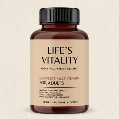 The Original Life’s Vitality All Natural Complete Multivitamin For Adults. 1 Bottle